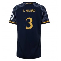 Dámy Fotbalový dres Real Madrid Eder Militao #3 2023-24 Venkovní Krátký Rukáv